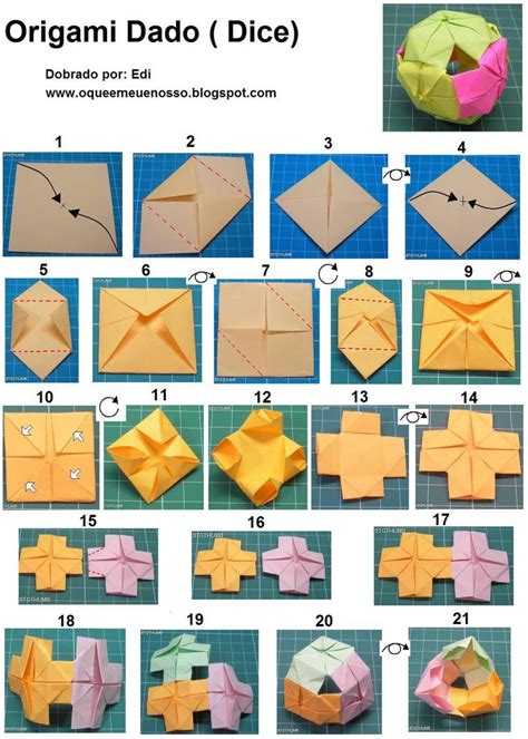 Origami Dice Instruction - Origami