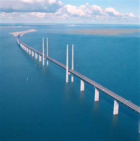 Oresund Bridge Denmark/Sweden, one of the best train journeys i've ever ...