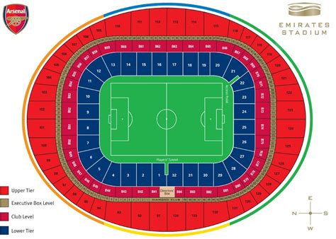 Emirates Stadium Seating Plan | screenshoot from Arsenal.com… | Flickr