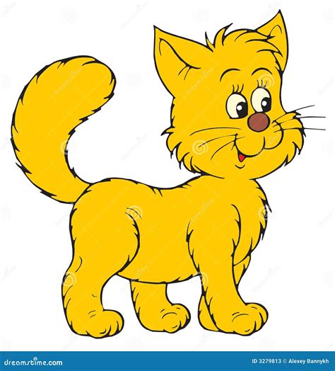 Happy Cartoon Cat Stock Photos - Image: 3279813