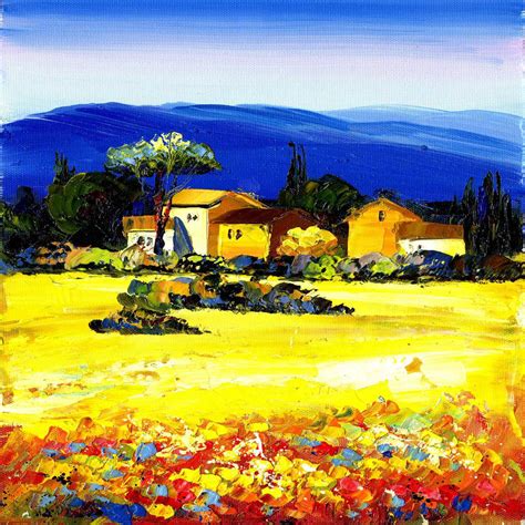 Popular Village Scenery Oil Painting for Home Decoration - China ...