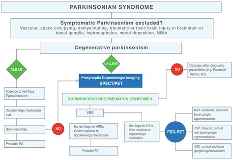 The Diagnostic Pathway of Imaging in Clinical Practice for Parkinsonisms