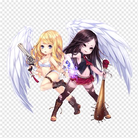 Angel Devil Demon Anime Drawing, angel, cg Artwork, fictional Character ...