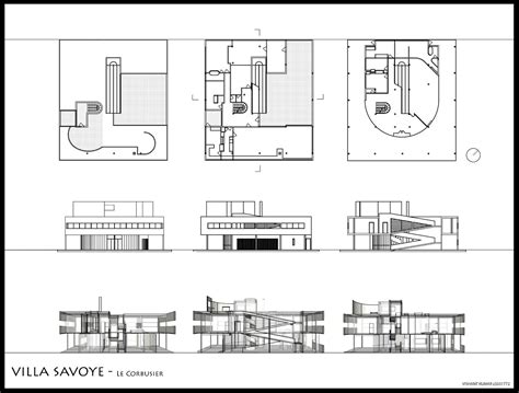 Villa Savoye Floor Plan Dimensions - floorplans.click