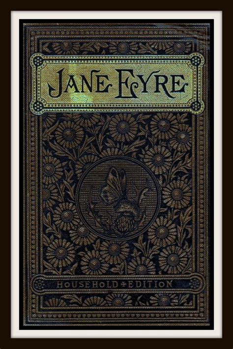 Jane Eyre Book Cover Print Jane Eyre Poster Charlotte Bronte | Etsy