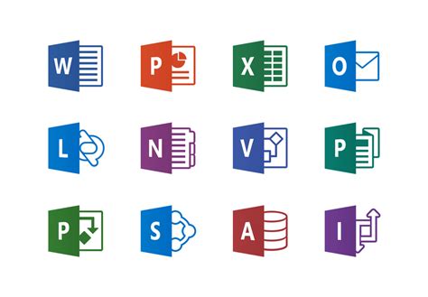 Microsoft Office Product Icons