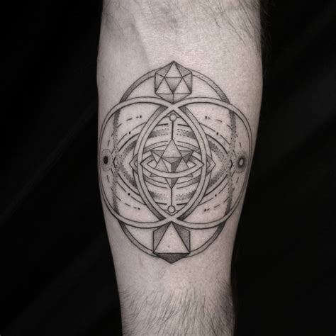 Sacred Geometry Tattoo Triangle