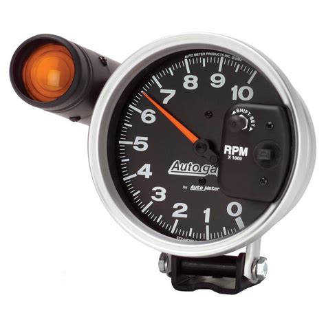 GAUGE, TACHOMETER, 5", 10K RPM, PEDESTAL W/ EXT. SHIFT-LITE, BLACK ...