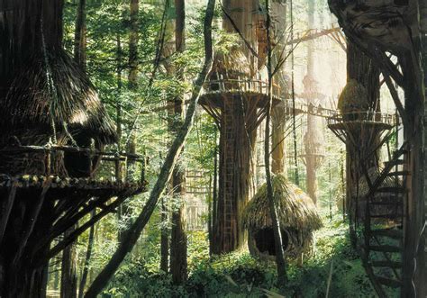 🔥 Download Star Wars Endor Ewok Village Hem Poster Return by ...