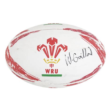 Warren Gatland Autograph - Signed Wales Rugby Icon Ball