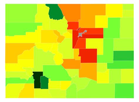 Colorado Population Density - AtlasBig.com