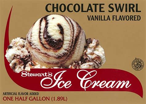 Freshly-Made Chocolate Swirl Ice Cream Flavor | Stewart's Shops