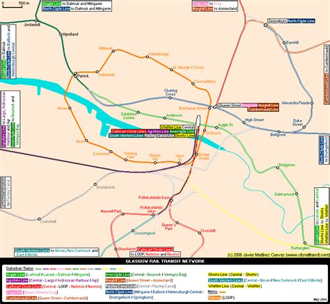 Glasgow Tube Map