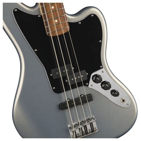 Fender Standard Jaguar, Pau Ferro, Ghost Silver | Gear4music