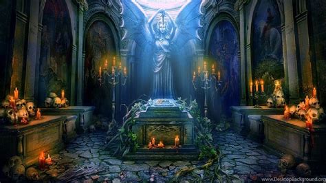 Creepy Tag Wallpapers: Creepy Medieval Cemetery Halloween Spooky ...