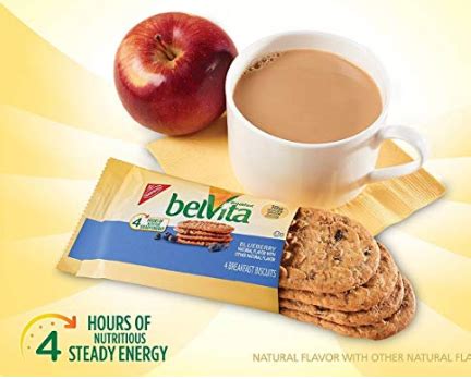 belVita Breakfast Biscuits Variety Pack, 5 Count Box, 8.8 Ounce (Pack ...