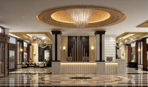 Chinese Modern Wooden Luxury Hotel Lobby Reception Area Furniture ...