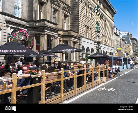 dh GEORGE STREET EDINBURGH Street outdoor restaurants Edinburgh New ...