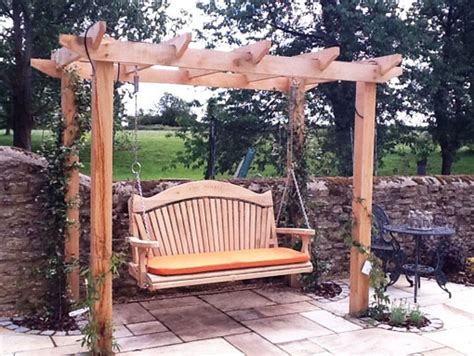 Arbor With Swing - DIY