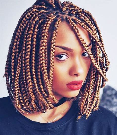 14 Dashing Box Braids Bob Hairstyles for Women | New Natural Hairstyles