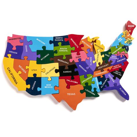 Map of the USA Jigsaw Puzzle - Irish Design Gallery