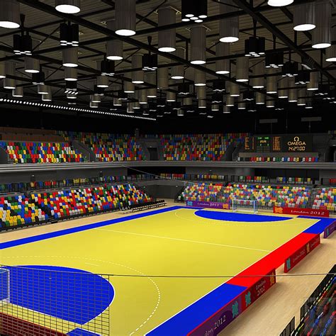 3d Handball Arena Model