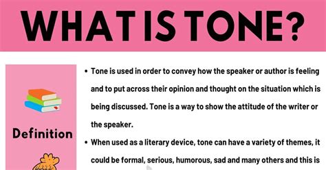 Have you ever heard someone referring to tone when talking about the ...