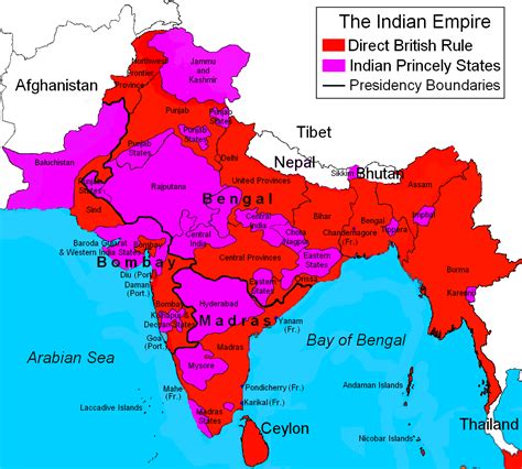 British Indian Empire | Maps | Asia map, History of india, City maps