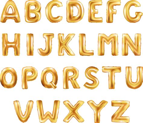 Balloon Alphabet Png - PNG Image Collection