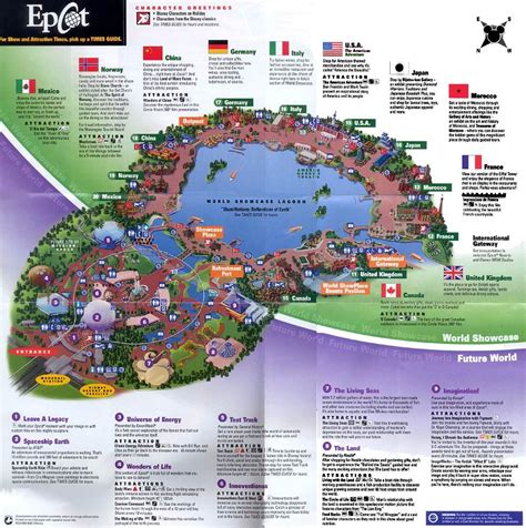 epcot map - Google Search | Disney | Pinterest | Epcot, Theme park map ...