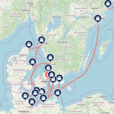 Stockholm Ferry Routes Map