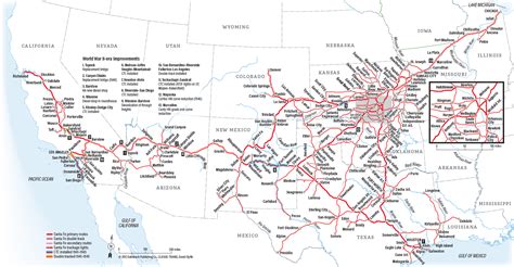 Santa Fe Railroad Route Map