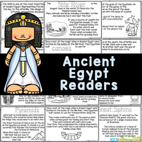 Ancient Egypt Printable Reader for Kids – Best Pixel Design