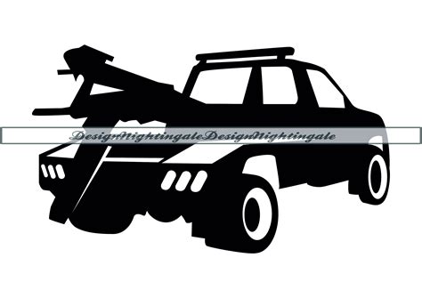 Tow Truck 2 SVG Tow Truck Clipart Tow Truck Files For - Etsy España