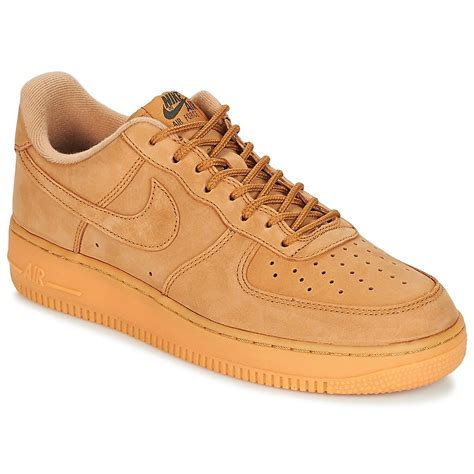 Nike Leather Air Force 1 '07 Wb Men's Shoes (trainers) In Brown for Men ...