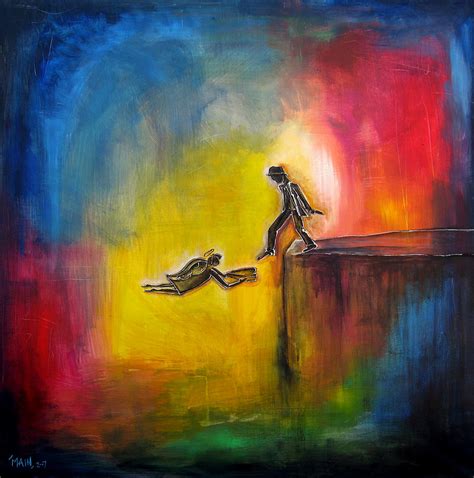 Step Of Faith Painting by Jennifer Main