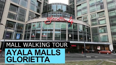 Glorietta Ayala Center Mall tour Makati Philippines - YouTube