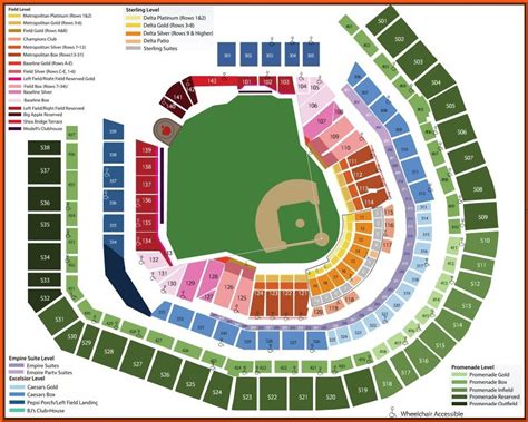 New York Mets Interactive Seating Chart with Seat Views