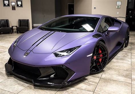 Matte Purple Lamborghini Huracan Novara Coupe - Exotic Car List