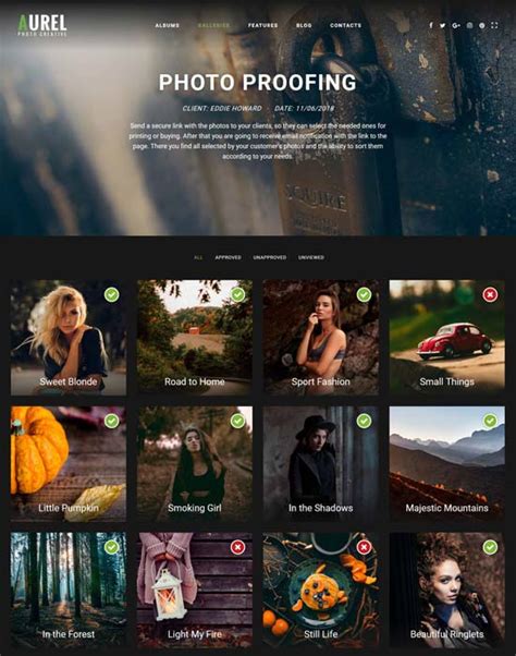 Photography Website Templates Free