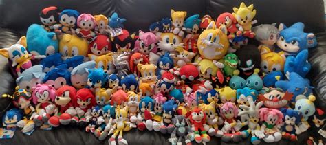 My Sonic plush Collection! So far, I currently have 83! : r/sonicplushes