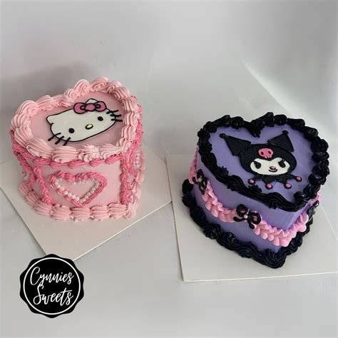 Hello kitty and Kuromi Lunchbox cakes | Tartas bonitas, Ideas de pastel ...