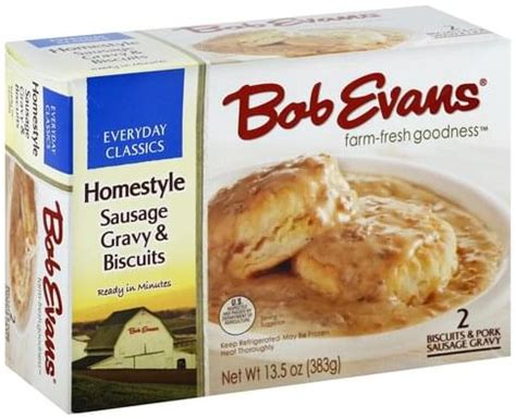 Bob Evans Homestyle Sausage Gravy & Biscuits - 2 ea, Nutrition ...