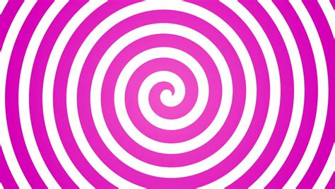 Rotating Hypnotic Tunnel With White And Pink Stripes. Seamless Loop. 4K ...