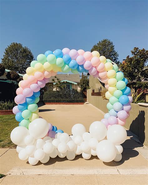 Rainbow Balloon Arch. in 2021 | Rainbow balloon arch, Rainbow balloons ...