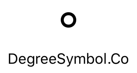 ° Degree Symbol Copy and Paste | HTML and Special Symbols