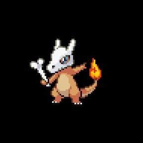 Cubone/Charmander fusion by CartoonJam on DeviantArt