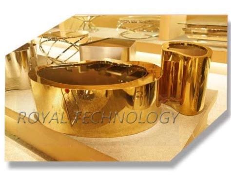 Gold Tin Coating Equipment For Ceramic Tiles , Titanium Nitride Pvd ...