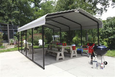 Arrow 12X20 Steel Carport (7' Sidewall) | Free Shipping