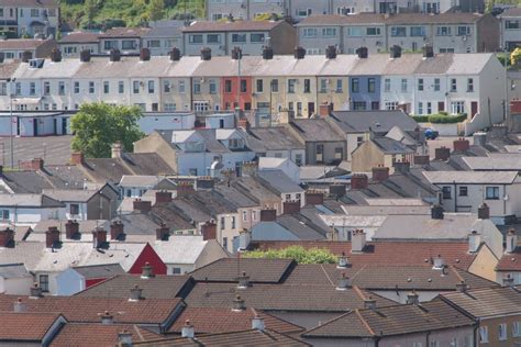 Bogside from Derry Walls, United Kingdom